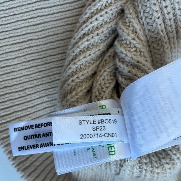 J. Crew Cream Cotton-blend bouclé V-neck cardigan sweater - Picture 7 of 7